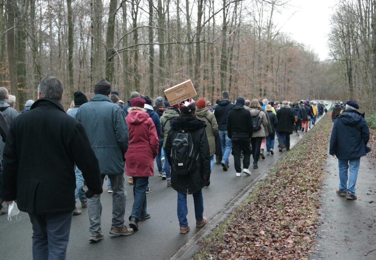 Demonstration Osterholz bleibt